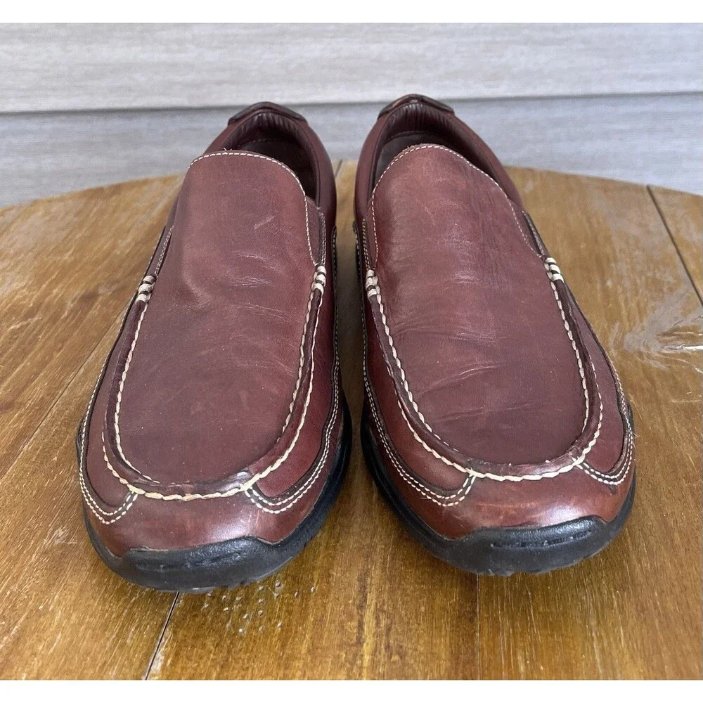 Cole Haan Leather Tucker Venetian NikeAir Comfort Loafers Mens 8 Fits 9 Brown